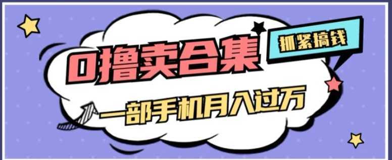 0撸项目月入过万,售卖全套ai工具合集,一单29.9元,一部手机即可【揭秘】