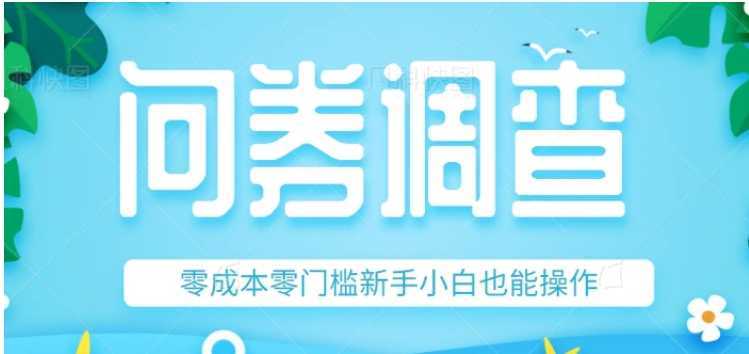 最新问卷调查赚钱项目,零成本零门槛新手小白也能操作,附上亲测技巧!