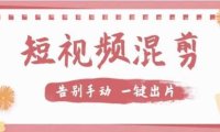 【独家首发】价值几百无敌好用短视频混剪软件,效率翻倍