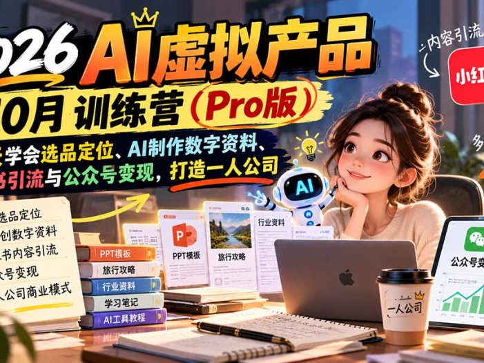 AI虚拟产品10月训练营(Pro版