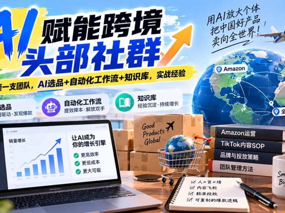 AI赋能跨境头部社群-更新1023：一个人顶一支团队，AI选品+自动化工作流+知识库，实战经验